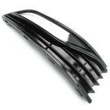 All Gloss Black Lower Bumper Grilles & Fog Covers for VW Polo 6R 6C