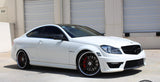 Pair of Gloss Black Door Wing Mirror Covers Caps Casings for Mercedes A C E Class