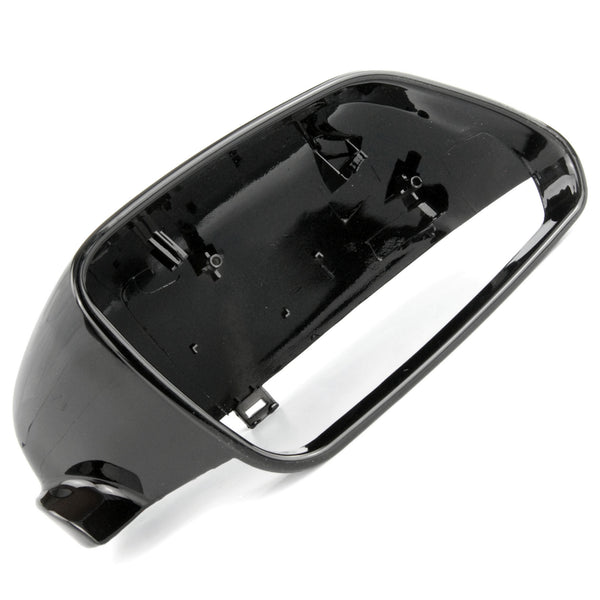 VW Polo 2005 - 2009 Right Drivers Side Door Wing Mirror Cover Black LC9X
