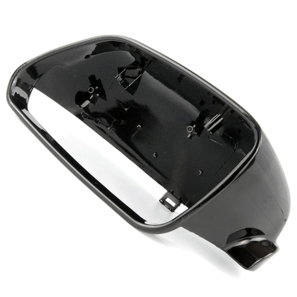 VW Polo 2005 - 2009 Left Passenger Side Door Wing Mirror Cover Black LC9X