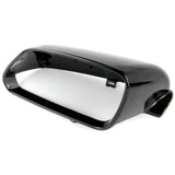 VW Polo 2005 - 2009 Left Passenger Side Door Wing Mirror Cover Black LC9X