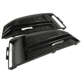 Audi A4 B9 S Line Front Bumper Grilles Black Edition Left Right Pair Side