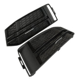 Audi A4 B9 S Line Front Bumper Grilles Black Edition Left Right Pair Side
