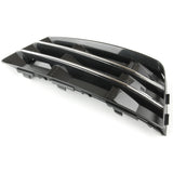 Audi A4 B9 2015-2019 Chrome Front Bumper Lower Side Grille Left Passenger Side
