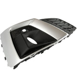 Audi A5 B9.5 2020-2024 S Line Silver Front Bumper Grille Right Drivers Side