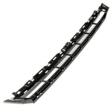 Audi A5 B9 2016-2020 S Line Front Bumper Lower Centre Grille Silver Trim