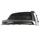 Audi A5 B9 2016-2020 S Line Front Bumper Grille Silver Left Passenger Side