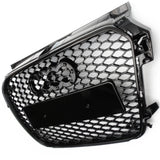 RS1 Style Honeycomb Front Grille & Fog Light Covers to fit Audi A1