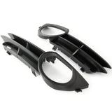 Matt Black Front Bumper Fog Light Grilles Pair Left & Right Side for Audi A3 8p 2003-07