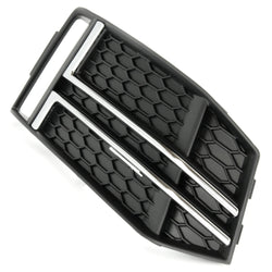 Audi A4 B9 2015-2019 S Line Front Bumper Grille Silver Chrome Right Drivers Side