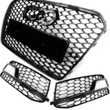 Audi A5 2012-2016 RS5 Honeycomb Front Grilles Kit for S-Line & S5