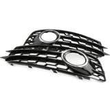 RS3 Style Honeycomb Front Grille & Fog Lights for Audi A3 8p S Line