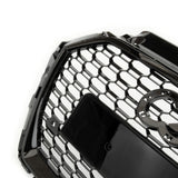RS3 Style Honeycomb Black Front Grille to fit Audi A3 8v Facelift 2016-19