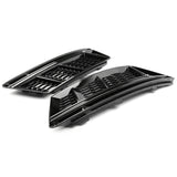 Audi A4 B9 2015-2019 RS4 Style Honeycomb Black Front Grilles Kit