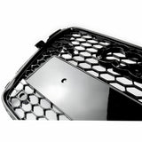 RS5 Style Honeycomb Black Front Grille to fit Audi A5 2007 - 2012 8T