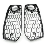 Aftermarket Honeycomb Front Grille & Fog Light Covers Kit to fit Audi A5 8T S Line