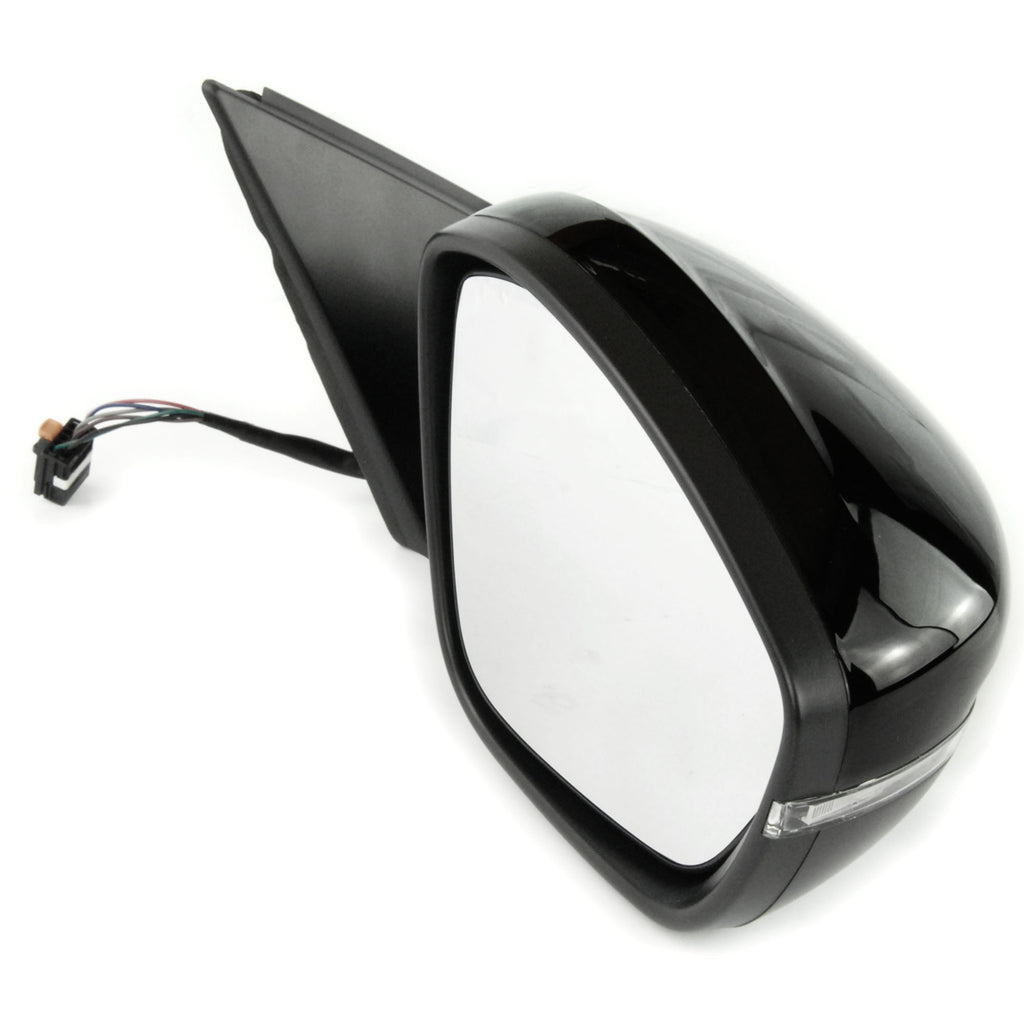 Gloss Black Left Side Door Mirror Cover Cap For Vauxhall Corsa F & Peugeot 208/2008 (2019+)