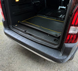 Black Rear Bumper Protector Scratch Guard Cover for Vauxhall Combo E 2019 - 2025