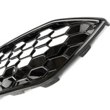 Ford Focus mk4 ST and ST-Line All Gloss Black Honeycomb Upper Front Grille