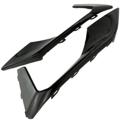 Ford Focus mk4 ST and ST-Line Gloss Black Front Bumper Mouldings Fog Light Surrounds Left & Right