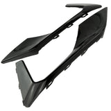 Ford Focus mk4 ST and ST-Line Gloss Black Front Bumper Mouldings Fog Light Surrounds Left & Right