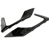 Ford Focus mk4 ST and ST-Line Gloss Black Front Bumper Mouldings Fog Light Surrounds Left & Right