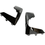Ford Focus mk4 ST and ST-Line Gloss Black Front Bumper Mouldings Fog Light Surrounds Left & Right