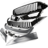 Ford Focus MK3 Zetec S ST-Line Front Bumper Full Grilles Fogs & Skirts Conversion Kit