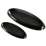 Gloss Black Smoked Badge Covers Front Grille Emblem and Rear for Ford Fiesta mk7