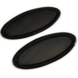 Gloss Black Smoked Badge Covers Front and Rear for Ford Focus mk4