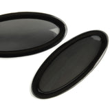 Gloss Black Smoked Badge Covers Front and Rear for Ford Focus mk4