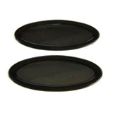 Gloss Black Smoked Badge Covers Front and Rear for Ford Focus mk4