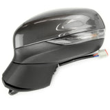 Magnetic Grey Ford Fiesta mk8 Complete Full Door Wing Mirror Left Side