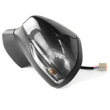 Magnetic Grey Ford Fiesta mk8 Complete Full Door Wing Mirror Left Side