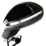 Black Painted Complete Full Door Wing Mirror Left Passenger Side for VW Golf mk8