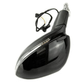 Black Painted Complete Full Door Wing Mirror Left Passenger Side for VW Golf mk8