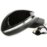 Black Painted Complete Full Door Wing Mirror Right Drivers Side for VW Golf mk8