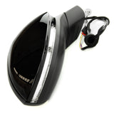 Black Painted Complete Full Door Wing Mirror Right Drivers Side for VW Golf mk8