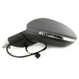 Complete Full Door Wing Mirror Left Passenger Side for VW Golf mk8