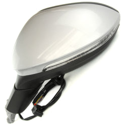 Reflex Silver Complete Full Door Wing Mirror Left Passenger Side for VW Golf mk8