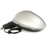 Reflex Silver Complete Full Door Wing Mirror Left Passenger Side for VW Golf mk8