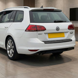 Black Rear Bumper Protector Scratch Guard Cover for VW Golf mk7 Estate 2013-16