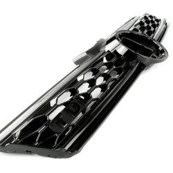 All Gloss Black GTI Style TDI Honeycomb Front Grille for VW Golf mk7.5 Facelift 2017