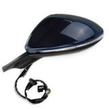 Night Blue Complete Door Wing Mirror Left Passenger Side to Fit VW Golf mk7