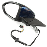 Night Blue Complete Door Wing Mirror Left Passenger Side to Fit VW Golf mk7