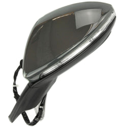 Urano Grey Complete Door Wing Mirror Left Passenger Side to Fit VW Golf mk7