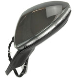Urano Grey Complete Door Wing Mirror Left Passenger Side to Fit VW Golf mk7