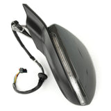 Urano Grey Complete Door Wing Mirror Left Passenger Side to Fit VW Golf mk7