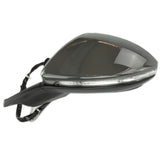 Urano Grey Complete Door Wing Mirror Left Passenger Side to Fit VW Golf mk7