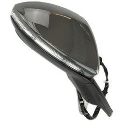 Urano Grey Complete Door Wing Mirror Left Passenger Side to Fit VW Golf mk7